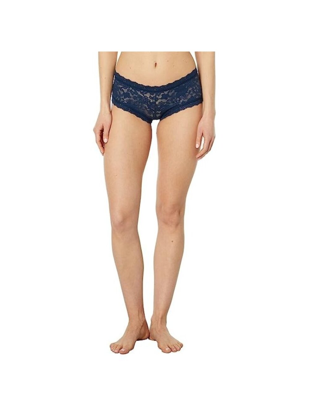 Hanky Panky Women's Daily Lace Boyshort NightshadeBlue Underwear Size L